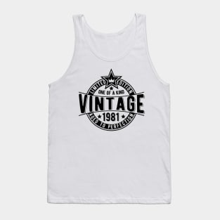 40th birthday gift idea for him one of a kind Tank Top